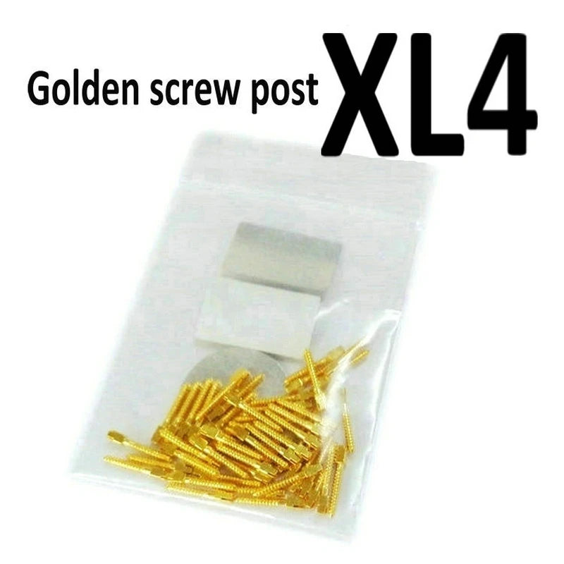 Dental Golden Plated Screw Post 50Pcs Bag  Dental Materials For Dentist Tool Dentistry Use Post