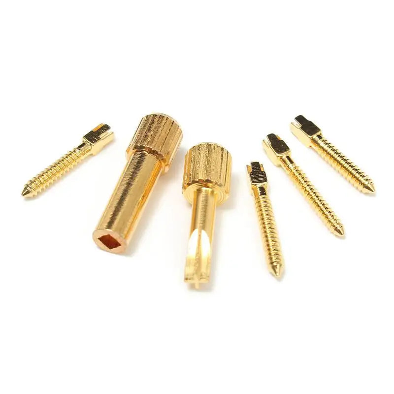 Dental Golden Plated Screw Post 50Pcs Bag  Dental Materials For Dentist Tool Dentistry Use Post