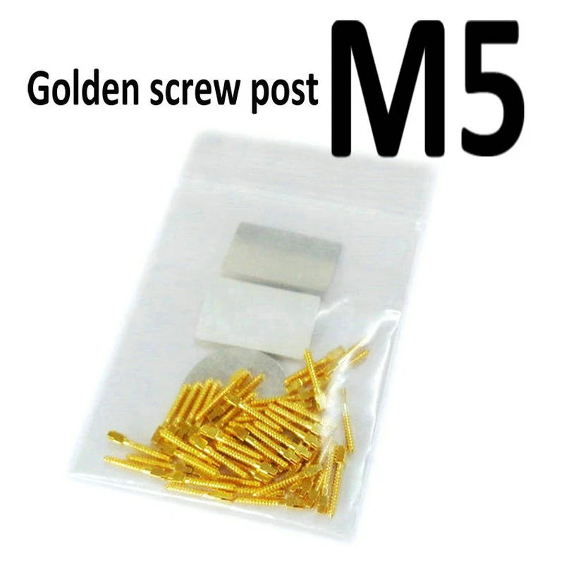 Dental Golden Plated Screw Post 50Pcs Bag  Dental Materials For Dentist Tool Dentistry Use Post